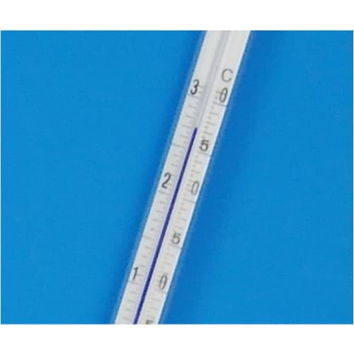 極低温用標準温度計青テリ 1−01−200−ACS