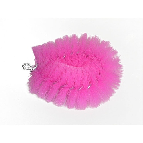 抜けにくいPPたわし 5個入 ピンク