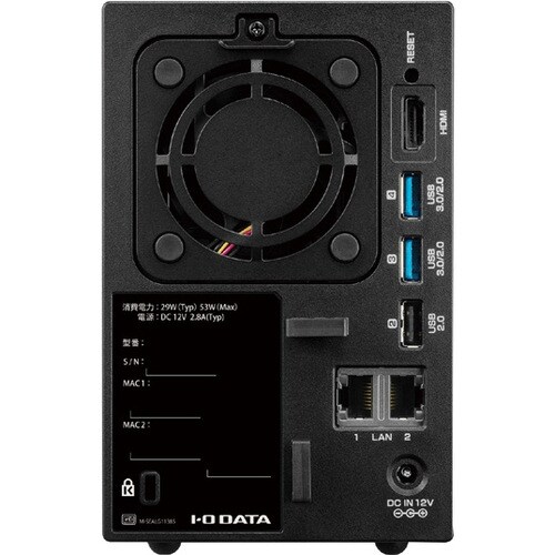 WD Red搭載 2ドライブNAS 4TB