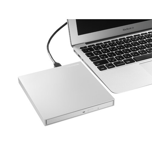 Type−C ポータブルDVDドライブ白