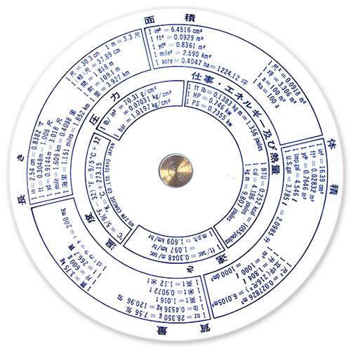 定規 円形計算尺 27N ×2