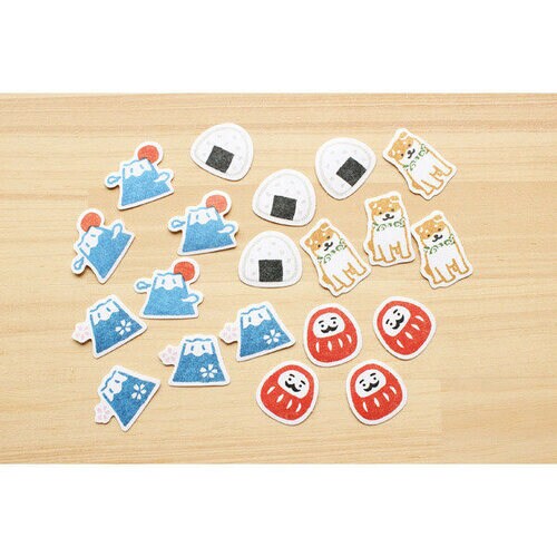 フレークシール 和紙 ぽちっと にっぽん 10冊