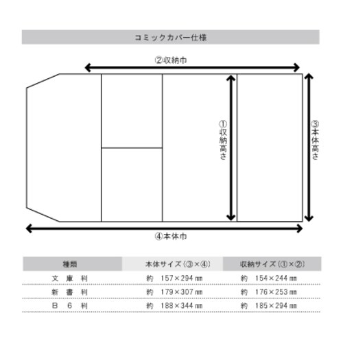 ブックカバー 透明 新書 コミックカバー 10枚