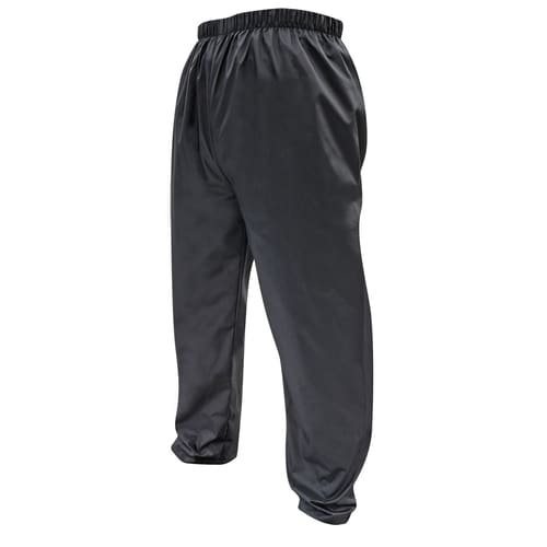 上下組前開きヤッケ ブラック M