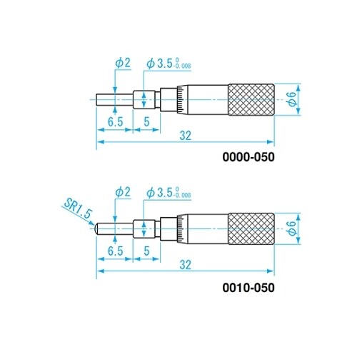 マイクロメータヘッド 0000050