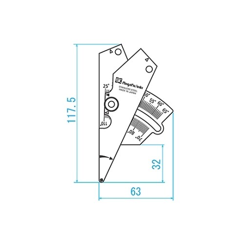 アングル開先ゲージ
