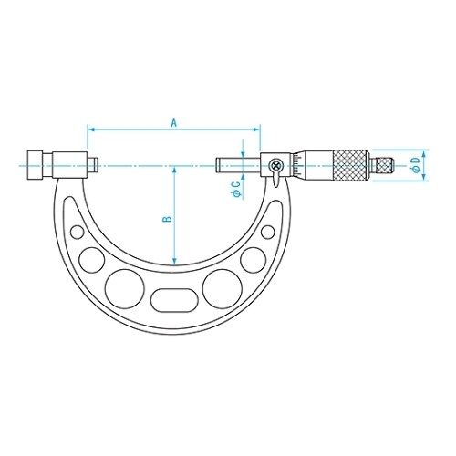 替アンビル式外側マイクロメータ MC1064100