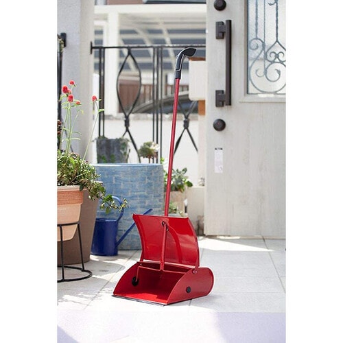 スチール製カラーチリトリ レッド