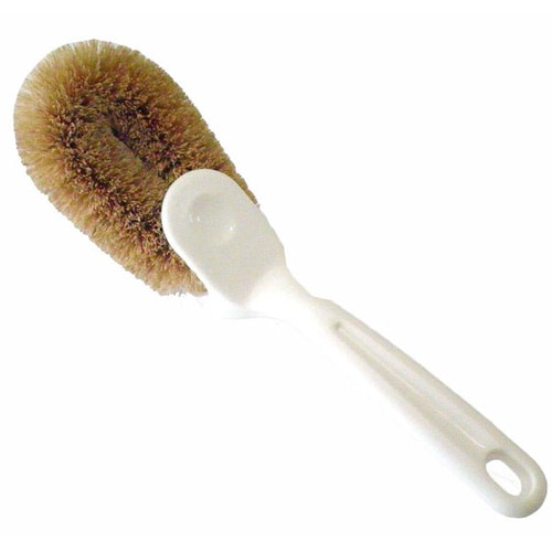 白パームたわしハンディ柄付