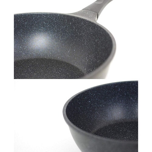 軽量 チタンマーブル 深型フライパン 24cm