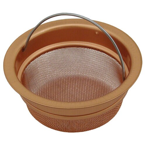 純銅 排水口ストレーナー 浅型