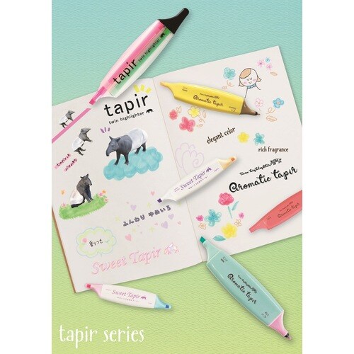 2色蛍光ペン テイパー3本セット ×5