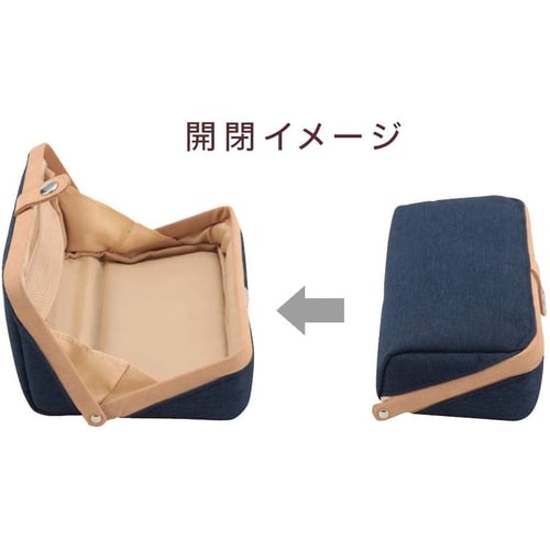 ペンケース クラムペンケース ネイビー×2