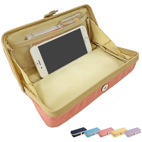 ペンケース クラムペンケース ネイビー×2