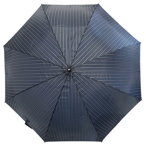 傘 紳士 ジャンプ長傘 75cm ストライプ紺×6