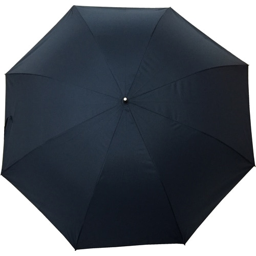 傘 紳士 ジャンプ長傘 80cm 無地 黒 ×6