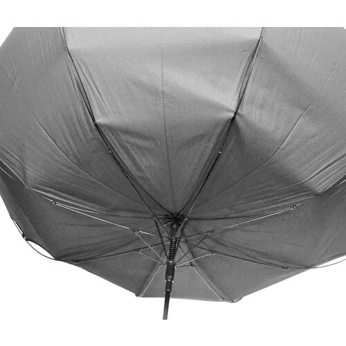 傘 紳士 ジャンプ長傘 80cm 無地 黒 ×6