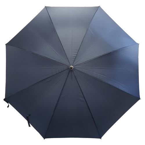 傘 紳士 ジャンプ長傘 80cm 無地 紺 ×6