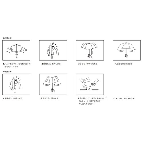 傘 紳士 自動開閉傘 65cm 紺 ×6