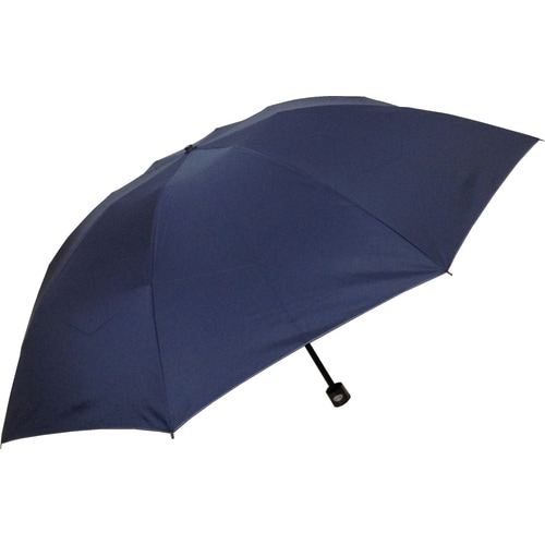 傘 紳士 手開き折畳傘 70cm 大判 紺 ×6