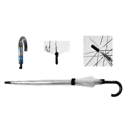 傘 ビニール傘 ジャンプ長傘 70cm ×12