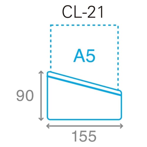 ファイリングポケット A5 粘着 5枚入 ×5