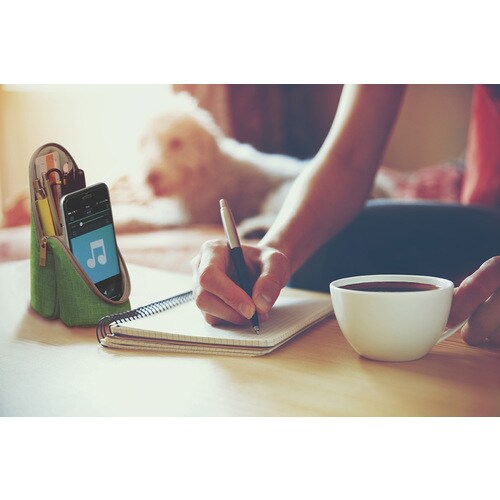 ペンケース 立つペンケース スマスタ カーム 緑