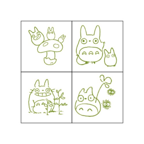 となりのトトロ ミニスタンプセット1  ×4