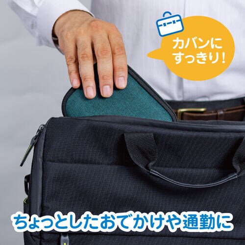 健康サポート ポーチ ミニ ライトブルー ×2