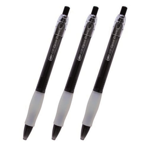 ボールペン 事務用 ノック式 3P×20