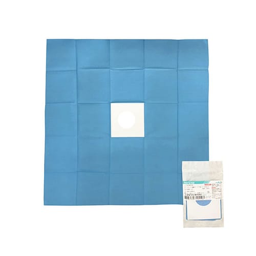 PS滅菌ドレープ6060穴テープ有Q/B