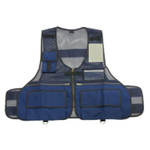 ネイビー医療従事者ベスト 010−1002