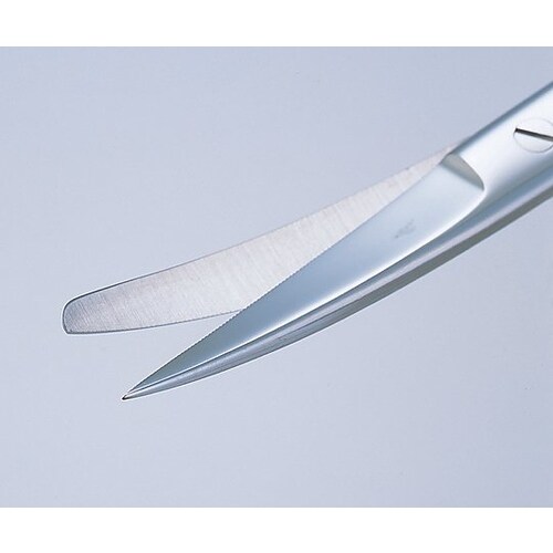 剪刀(スーパー・外科剪刀) 片尖 曲 180mm