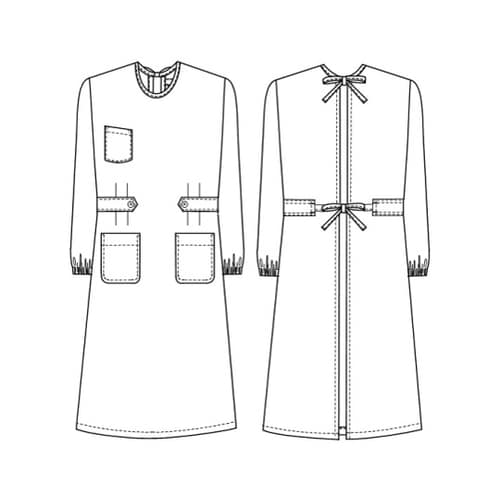 ケアガウン ピンク LL HK7