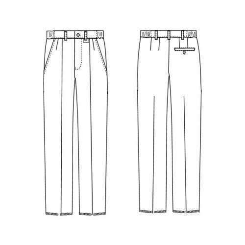 男子パンツ ホワイト S HO1953