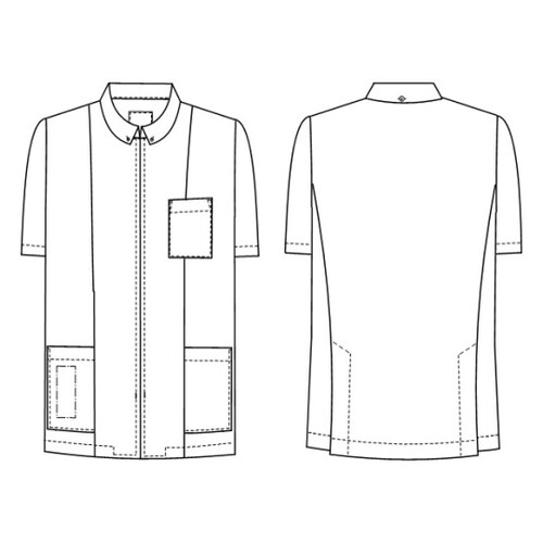 男子上衣 ブルー M HO1957