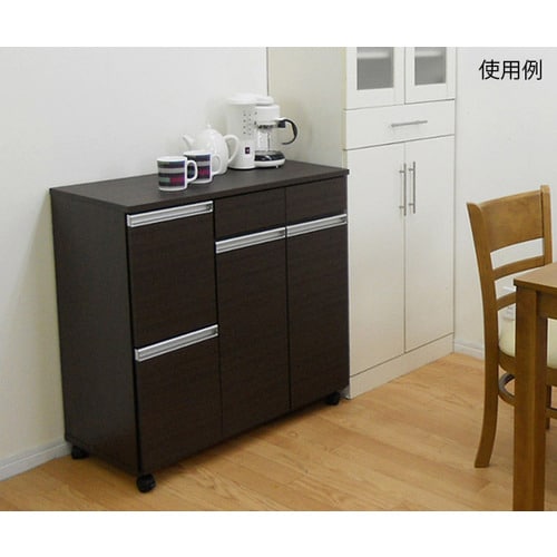 ダイニングダストボックス4D ブラウン