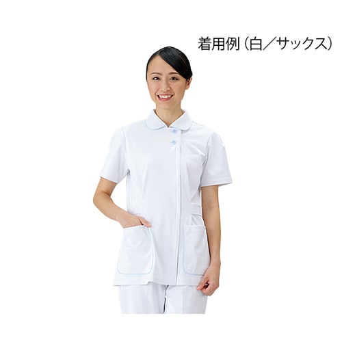 ナースジャケット (ピンク/白) 3L