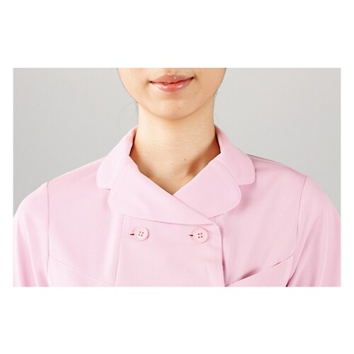 ナースジャケット半袖ピンクLL 73−1784