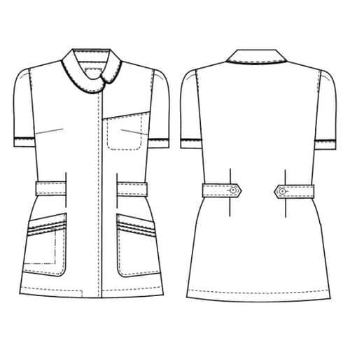 チュニック ブルー M CA1702