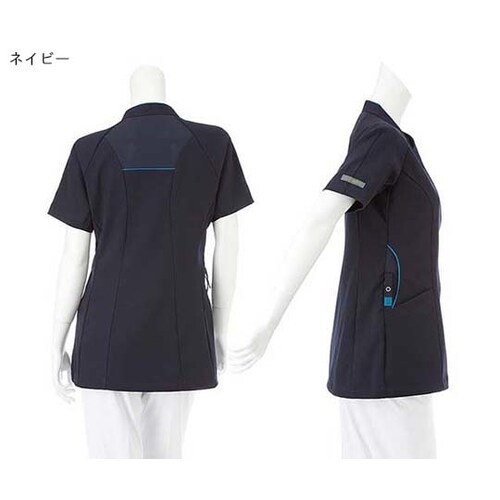 女子スクラブ ネイビー S