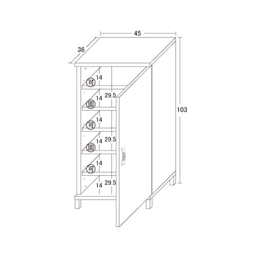 ワンドア シューズボックス
