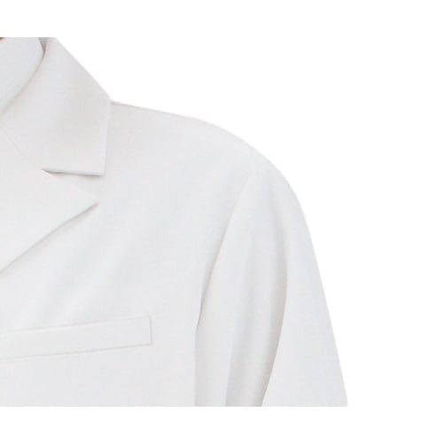 診察衣 メンズ 長袖S 白 71−821 3L