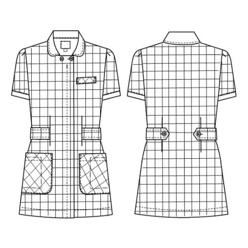 実習上衣 グレー S