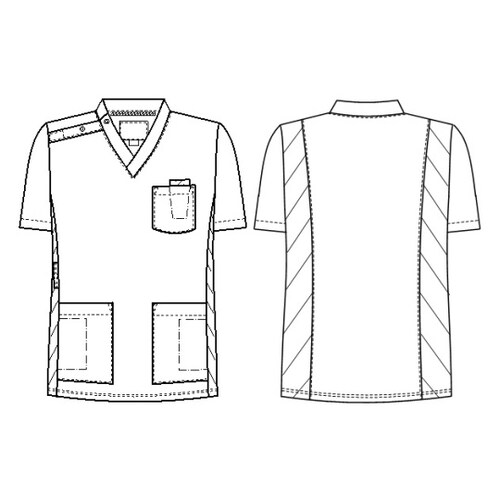 男女兼用上衣 バーガンディ BL RT5062