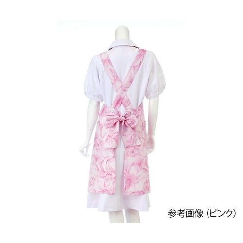 花井幸子プリントエプロン ブルー