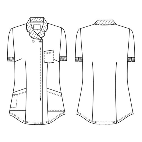 女子上衣 ブルー L MK1622