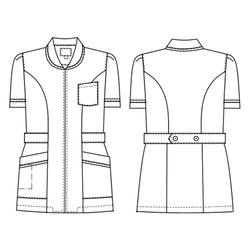 チュニック ブルー L MI4632