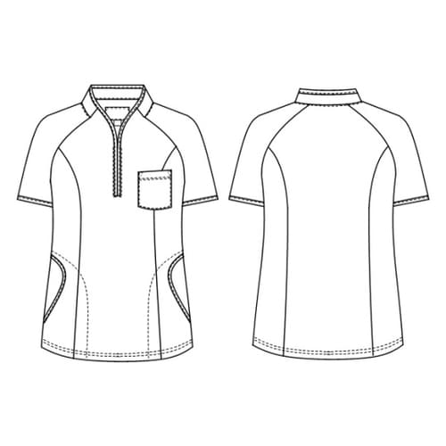 ニットシャツ グレー LL NX5202