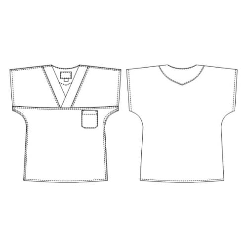 男子上衣 ブルー M OR8202